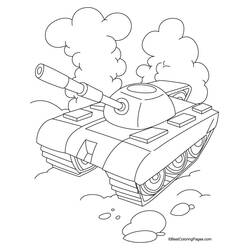 Dessin à colorier: Char (Transport) #138045 - Coloriages à Imprimer Gratuits