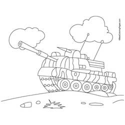 Dessin à colorier: Char (Transport) #138088 - Coloriages à Imprimer Gratuits