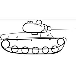 Dessin à colorier: Char (Transport) #192631 - Coloriages à Imprimer Gratuits