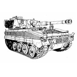Dessin à colorier: Char (Transport) #192632 - Coloriages à Imprimer Gratuits