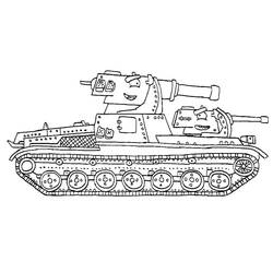 Dessin à colorier: Char (Transport) #192635 - Coloriages à Imprimer Gratuits