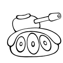 Dessin à colorier: Char (Transport) #192637 - Coloriages à Imprimer Gratuits