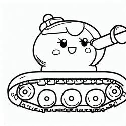 Dessin à colorier: Char (Transport) #192639 - Coloriages à Imprimer Gratuits