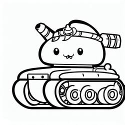 Dessin à colorier: Char (Transport) #192641 - Coloriages à Imprimer Gratuits