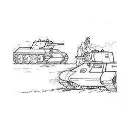 Dessin à colorier: Char (Transport) #192642 - Coloriages à Imprimer Gratuits