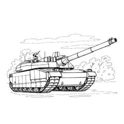 Dessin à colorier: Char (Transport) #192644 - Coloriages à Imprimer Gratuits