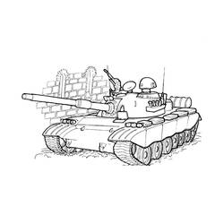 Dessin à colorier: Char (Transport) #192647 - Coloriages à Imprimer Gratuits