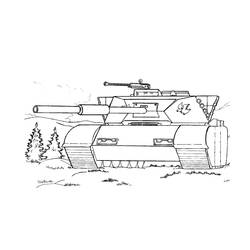 Dessin à colorier: Char (Transport) #192648 - Coloriages à Imprimer Gratuits