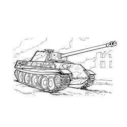 Dessin à colorier: Char (Transport) #192649 - Coloriages à Imprimer Gratuits