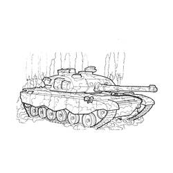 Dessin à colorier: Char (Transport) #192650 - Coloriages à Imprimer Gratuits