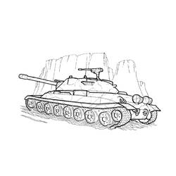 Coloriage Char (Transport) #192659 à imprimer et colorier