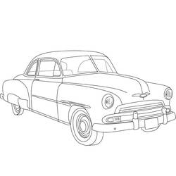 Dessin à colorier: Chevrolet (Transport) #204496 - Coloriages à Imprimer Gratuits
