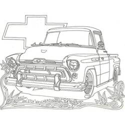 Dessin à colorier: Chevrolet (Transport) #204510 - Coloriages à Imprimer Gratuits