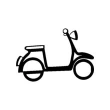 Dessin à colorier: Cyclomoteur (Transport) #139545 - Coloriages à Imprimer Gratuits