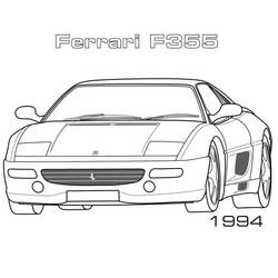 Dessin à colorier: Ferrari (Transport) #186888 - Coloriages à Imprimer Gratuits