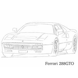 Dessin à colorier: Ferrari (Transport) #186890 - Coloriages à Imprimer Gratuits