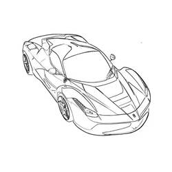 Dessin à colorier: Ferrari (Transport) #186898 - Coloriages à Imprimer Gratuits