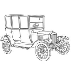 Dessin à colorier: Ford (Transport) #174182 - Coloriages à Imprimer Gratuits