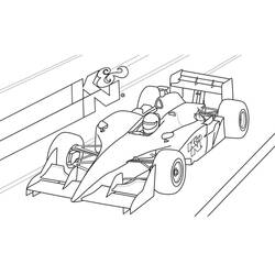Dessin à colorier: Formule 1 (Transport) #197686 - Coloriages à Imprimer Gratuits