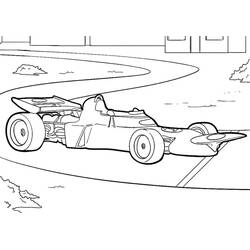 Dessin à colorier: Formule 1 (Transport) #197696 - Coloriages à Imprimer Gratuits