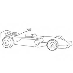 Dessin à colorier: Formule 1 (Transport) #197698 - Coloriages à Imprimer Gratuits