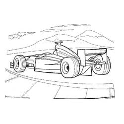 Dessin à colorier: Formule 1 (Transport) #197703 - Coloriages à Imprimer Gratuits