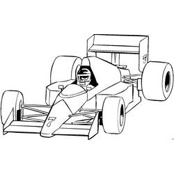 Dessin à colorier: Formule 1 (Transport) #197704 - Coloriages à Imprimer Gratuits