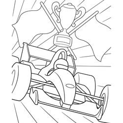 Dessin à colorier: Formule 1 (Transport) #197705 - Coloriages à Imprimer Gratuits