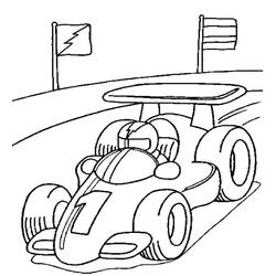 Dessin à colorier: Formule 1 (Transport) #197708 - Coloriages à Imprimer Gratuits