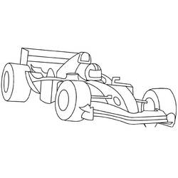 Dessin à colorier: Formule 1 (Transport) #197710 - Coloriages à Imprimer Gratuits