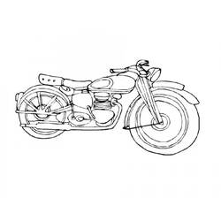 Dessin à colorier: Harley-Davidson (Transport) #210556 - Coloriages à Imprimer Gratuits