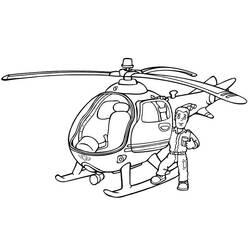 Dessin à colorier: Helicoptère (Transport) #136041 - Coloriages à Imprimer Gratuits