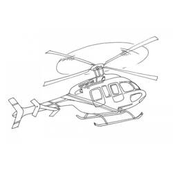 Dessin à colorier: Helicoptère (Transport) #136048 - Coloriages à Imprimer Gratuits