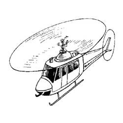 Dessin à colorier: Helicoptère (Transport) #136050 - Coloriages à Imprimer Gratuits