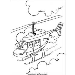 Dessin à colorier: Helicoptère (Transport) #136053 - Coloriages à Imprimer Gratuits