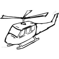 Dessin à colorier: Helicoptère (Transport) #136054 - Coloriages à Imprimer Gratuits