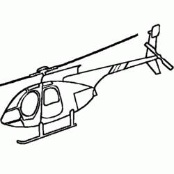 Dessin à colorier: Helicoptère (Transport) #136067 - Coloriages à Imprimer Gratuits