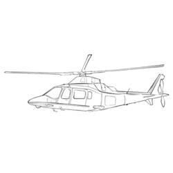 Dessin à colorier: Helicoptère (Transport) #136071 - Coloriages à Imprimer