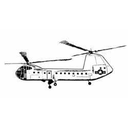 Dessin à colorier: Helicoptère (Transport) #136074 - Coloriages à Imprimer Gratuits