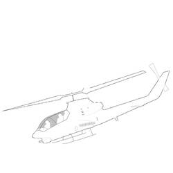 Dessin à colorier: Helicoptère (Transport) #136077 - Coloriages à Imprimer Gratuits