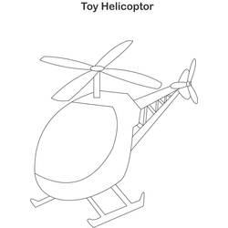 Dessin à colorier: Helicoptère (Transport) #136087 - Coloriages à Imprimer Gratuits