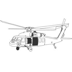 Dessin à colorier: Helicoptère (Transport) #136103 - Coloriages à Imprimer