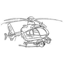 Dessin à colorier: Helicoptère (Transport) #136110 - Coloriages à Imprimer Gratuits