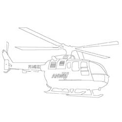 Dessin à colorier: Helicoptère (Transport) #136111 - Coloriages à Imprimer Gratuits
