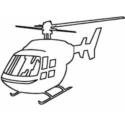 Dessin à colorier: Helicoptère (Transport) #136159 - Coloriages à Imprimer Gratuits