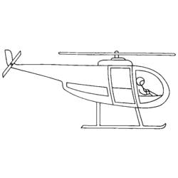 Dessin à colorier: Helicoptère (Transport) #136168 - Coloriages à Imprimer Gratuits