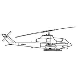 Dessin à colorier: Helicoptère (Transport) #136200 - Coloriages à Imprimer Gratuits
