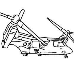Dessin à colorier: Helicoptère (Transport) #136214 - Coloriages à Imprimer