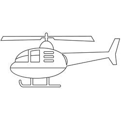 Dessin à colorier: Helicoptère (Transport) #174165 - Coloriages à Imprimer Gratuits