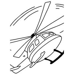 Dessin à colorier: Helicoptère (Transport) #174173 - Coloriages à Imprimer Gratuits